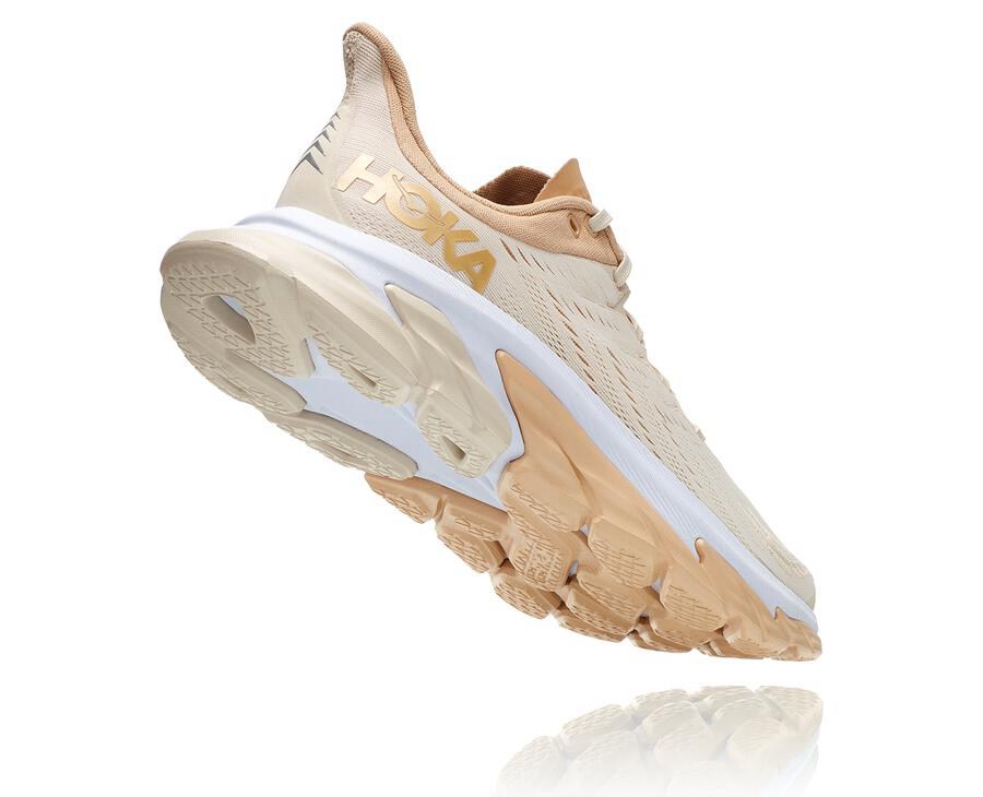 Hoka One One Running Shoes Womens Beige - Clifton Edge - 73268YNIQ